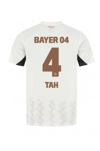 Fotbalové Dres Bayer Leverkusen Jonathan Tah #4 Venkovní Oblečení 2024-25 Krátký Rukáv